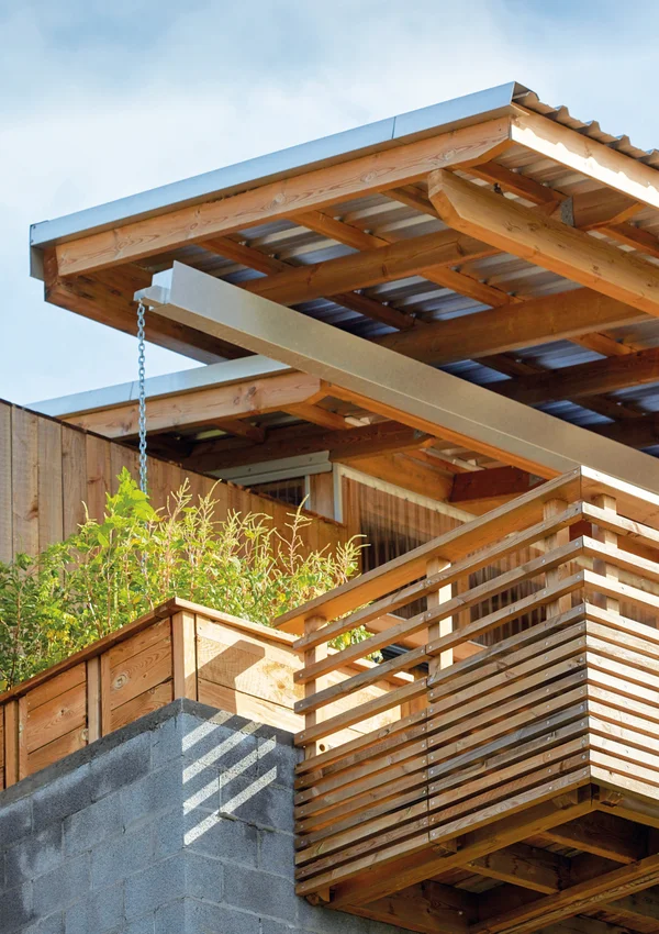 Toiture réfléchissante en aluminium de la Villa T2TX pour la performance thermique
